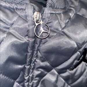 🐐Air Jordan Bomber Jacket Nike, Youth Large Lightweight Quilted Gray.
